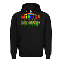 Black Rainbows pinches good luck wisher St. Patrick's Zipper Hoodie - CowGirlArtShop