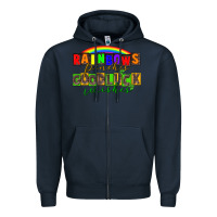 Navy Rainbows pinches good luck wisher St. Patrick's Zipper Hoodie - CowGirlArtShop