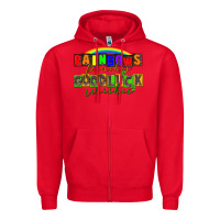 Red Rainbows pinches good luck wisher St. Patrick's Zipper Hoodie - CowGirlArtShop