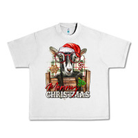 Lunar Rock Merry Christmas Alpine Goat Urban Heavy Tee - LillyAllenDesigns