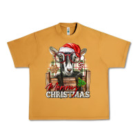 Peanut Butter Merry Christmas Alpine Goat Urban Heavy Tee - LillyAllenDesigns