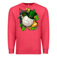 Cardinal st.patrick's day volleyball Premium Sweatshirt - FaDigitalArtStudio