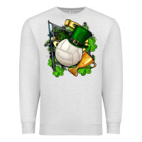 Oatmeal Heather st.patrick's day volleyball Premium Sweatshirt - FaDigitalArtStudio