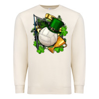 Sandshell st.patrick's day volleyball Premium Sweatshirt - FaDigitalArtStudio