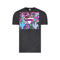 Vintage Black mama cowboy western animal pattern neon Vintage Tee - LillyAllenDesigns