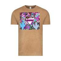 Vintage Camel mama cowboy western animal pattern neon Vintage Tee - LillyAllenDesigns