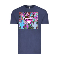 Vintage Denim mama cowboy western animal pattern neon Vintage Tee - LillyAllenDesigns