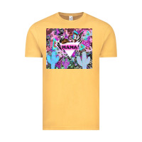 Vintage Mustard mama cowboy western animal pattern neon Vintage Tee - LillyAllenDesigns
