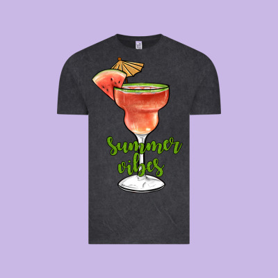 Summer Vibes Vintage Tee Designed By Jahusdesignshop