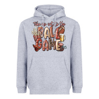 Heather Grey take me out to the ball game Heavyweight Hoodie - FaDigitalArtStudio