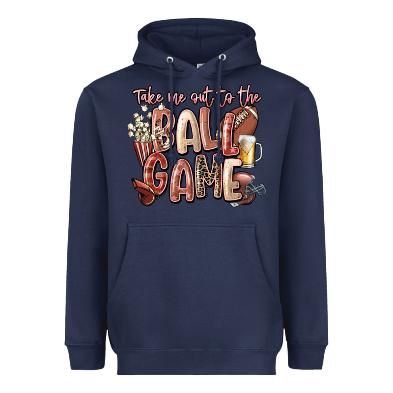 Take Me Out To The Ball Game Heavyweight Hoodie by FaDigitalArtStudio | Teevron