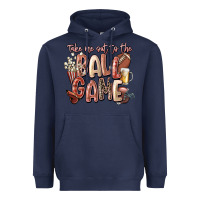 Navy take me out to the ball game Heavyweight Hoodie - FaDigitalArtStudio