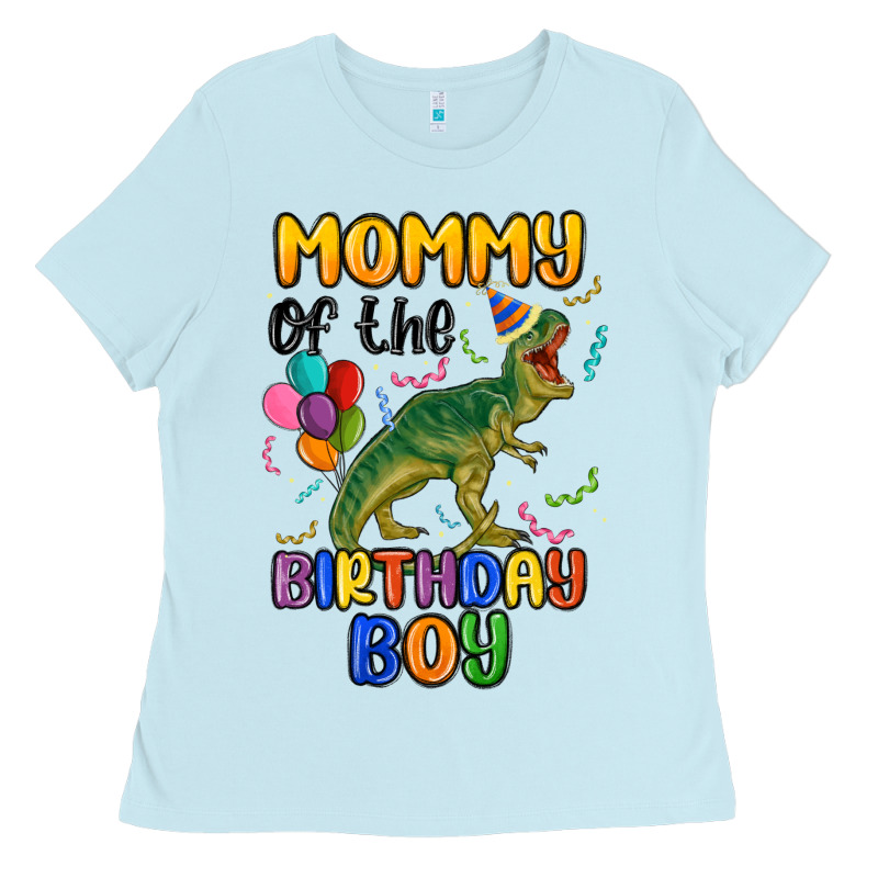 Mommy Of The Birthday Boy Ladies Tee by MaliasSmallBusiness | Teevron