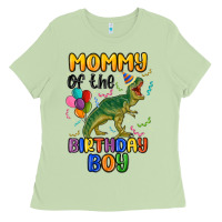 Matcha mommy of the birthday boy Ladies Tee - MaliasSmallBusiness