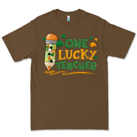 Cacao one lucky teacher Premium Tee - MaliasSmallBusiness