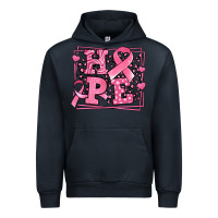 Navy hope breast cancer awareness ribbon Urban Hoodie - LillyAllenDesigns