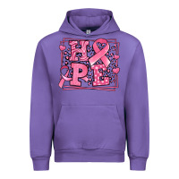 Tulip hope breast cancer awareness ribbon Urban Hoodie - LillyAllenDesigns