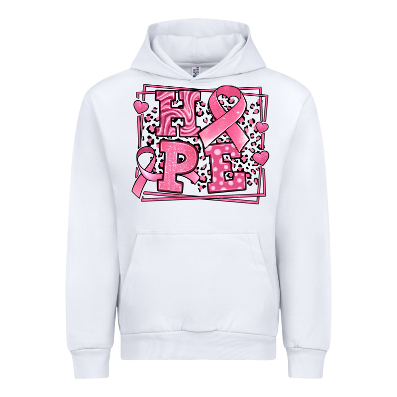 Hope Breast Cancer Awareness Ribbon Urban Hoodie by LillyAllenDesigns | Teevron