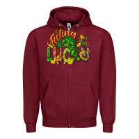 Burgundy Feeling lucky St. Patrick's Day Zipper Hoodie - CowGirlArtShop