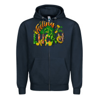 Navy Feeling lucky St. Patrick's Day Zipper Hoodie - CowGirlArtShop