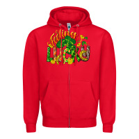 Red Feeling lucky St. Patrick's Day Zipper Hoodie - CowGirlArtShop