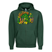Sports Green Feeling lucky St. Patrick's Day Zipper Hoodie - CowGirlArtShop