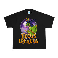 Black Hocus Croakus Frog Urban Heavy Tee - LillyAllenDesigns