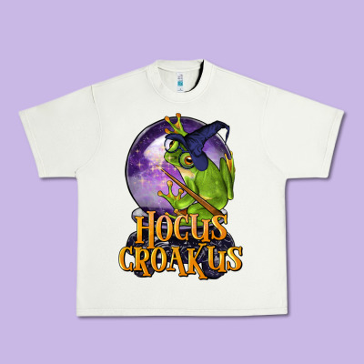 Hocus Croakus Frog Urban Heavy Tee Designed By Lillyallendesigns