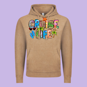 Cruise Life Vintage Hoodie Designed By Lillyallendesigns