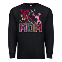 Black cheer mom Premium Sweatshirt - FaDigitalArtStudio