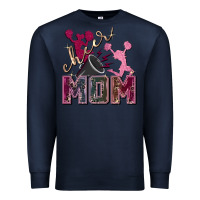 Navy cheer mom Premium Sweatshirt - FaDigitalArtStudio