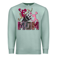 Seafoam cheer mom Premium Sweatshirt - FaDigitalArtStudio