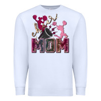 White cheer mom Premium Sweatshirt - FaDigitalArtStudio
