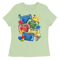 Matcha autism cassette tapes Ladies Tee - MaliasSmallBusiness