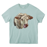 Arona Charolais Cattle Face Heavy Core Tee - LillyAllenDesigns