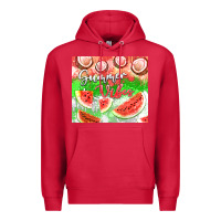 Cardinal Watermelon and coconut summer 20oz skinny tumbler Premium Hoodie - FaDigitalArtStudio