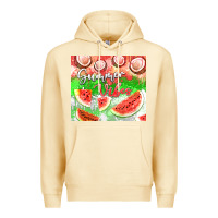 Pina Colada Watermelon and coconut summer 20oz skinny tumbler Premium Hoodie - FaDigitalArtStudio