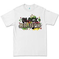 White black owned Premium Tee - MaliasSmallBusiness
