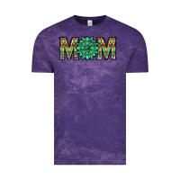 Cloud Purple gemstone aztec mom Vintage Tee - LillyAllenDesigns