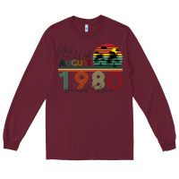 Burgundy Best Wife Since August 1980 Limited Edition Long Sleeve Tee - Bettercallsaul