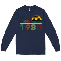 Navy Best Wife Since August 1980 Limited Edition Long Sleeve Tee - Bettercallsaul