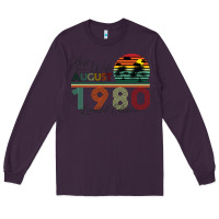 Plum Best Wife Since August 1980 Limited Edition Long Sleeve Tee - Bettercallsaul
