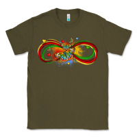 Army Green butterfly infinity symbol autism Classic Tee - LillyAllenDesigns