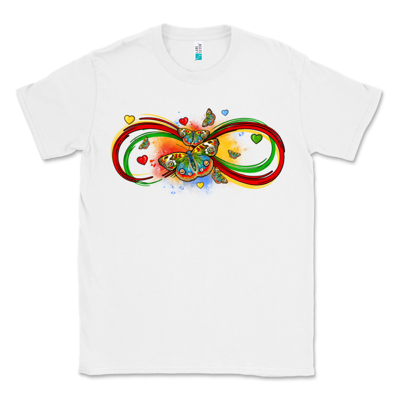 Butterfly Infinity Symbol Autism Classic Tee by LillyAllenDesigns | Teevron