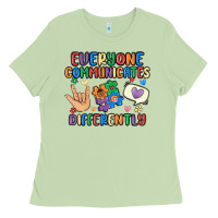 Matcha everyone communicates differently Ladies Tee - MaliasSmallBusiness