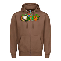 Chestnut St. Patrick's Day Dentist Zipper Hoodie - CowGirlArtShop