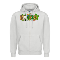 Dove Grey St. Patrick's Day Dentist Zipper Hoodie - CowGirlArtShop