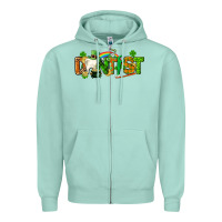 Seafoam St. Patrick's Day Dentist Zipper Hoodie - CowGirlArtShop