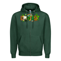 Sports Green St. Patrick's Day Dentist Zipper Hoodie - CowGirlArtShop