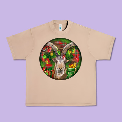 Spanish Goat Christmas Ornament Urban Heavy Tee Designed By Lillyallendesigns